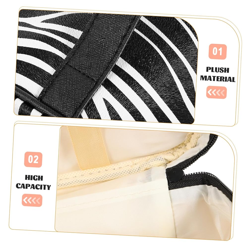 Amazon.com: FRCOLOR Creative Zebra Print Travel Cosmetic Bag